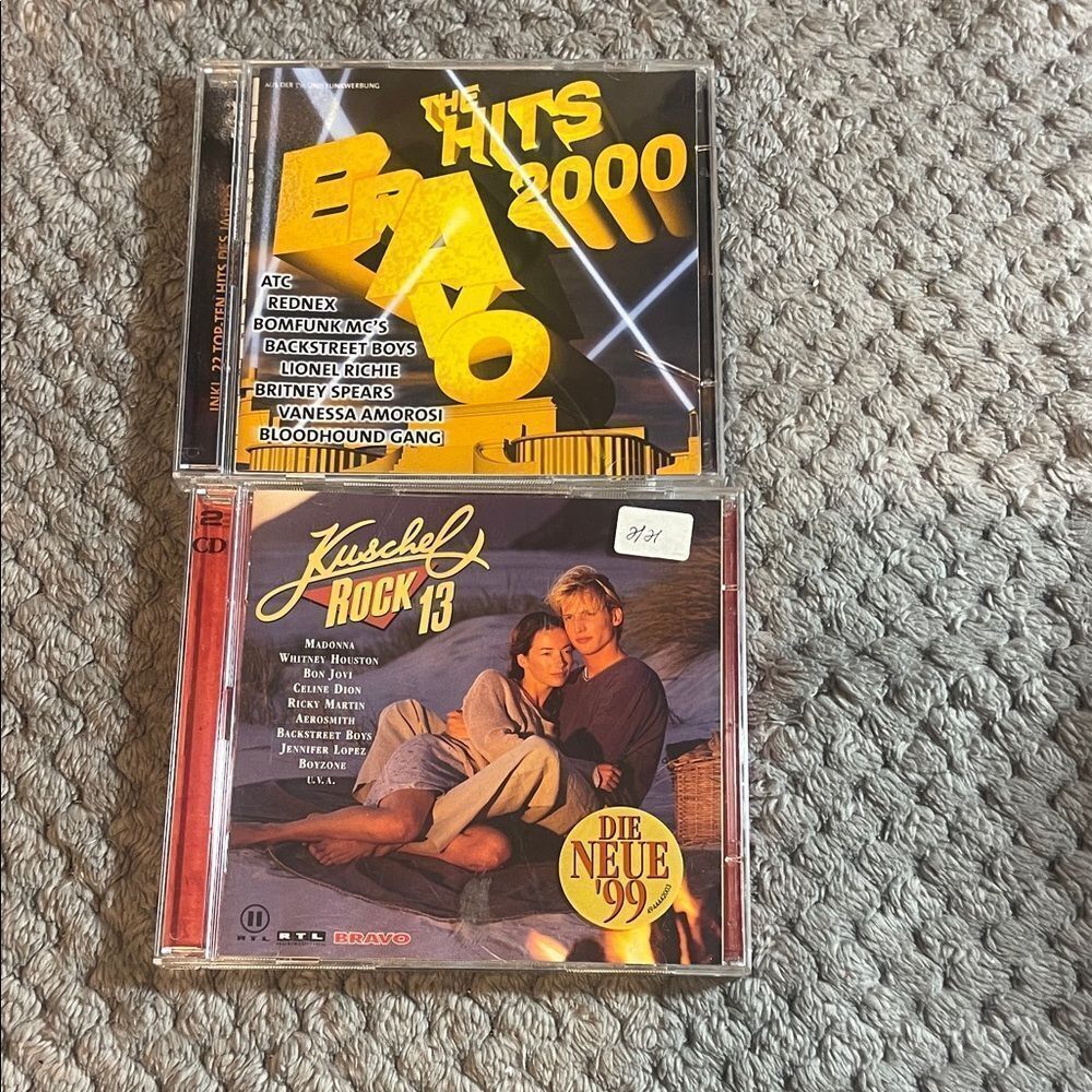 Bravo Hits 2000 and Kuschel Rock 13 CD Set